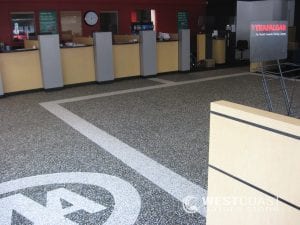 Indoor Office Floor Resurfacing
